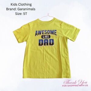 Garanimals Awesome Like Dad T-Shirt - Lime Green
